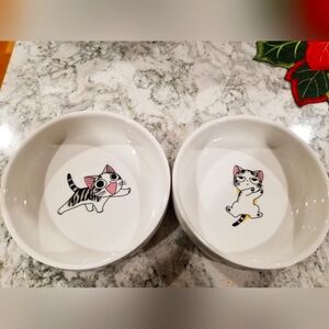 Kawaii Cat Ninja Ceramic Food Bowl